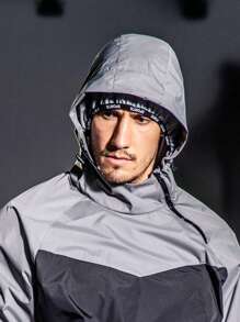 Traje Sauna Ligero Para Hombres, Chaqueta Con Capucha Para Sudar En Ejercicios Y Pérdida De Peso (incluye Una Chaqueta Con Capucha Y Pantalones Para Ejercicios Profesionales) - Gris - Ver 4