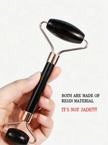 1 con lăn nhựa & Gua Sha, con lăn mặt, dụng cụ chăm sóc da bằng con lăn làm đẹp da mặt, máy mát xa bằng nhựa cho mặt, mắt, cổ, cơ thể giúp thư giãn và làm giảm nếp nhăn và vết chân chim Màu đen, Làm đẹp, Sản phẩm chăm sóc da, Spa, Chăm sóc bản thân, Dụng cụ chăm sóc da, Chăm sóc mặt, Đồ dùng thẩm mỹ, Massage, Dụng cụ mát xa mặt, Con lăn mặt - màu đen - Xem 4