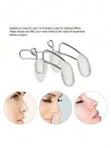 3入組鼻樑塑形夾用於鼻樑提升和塑形 - 彩色 - 查看 3