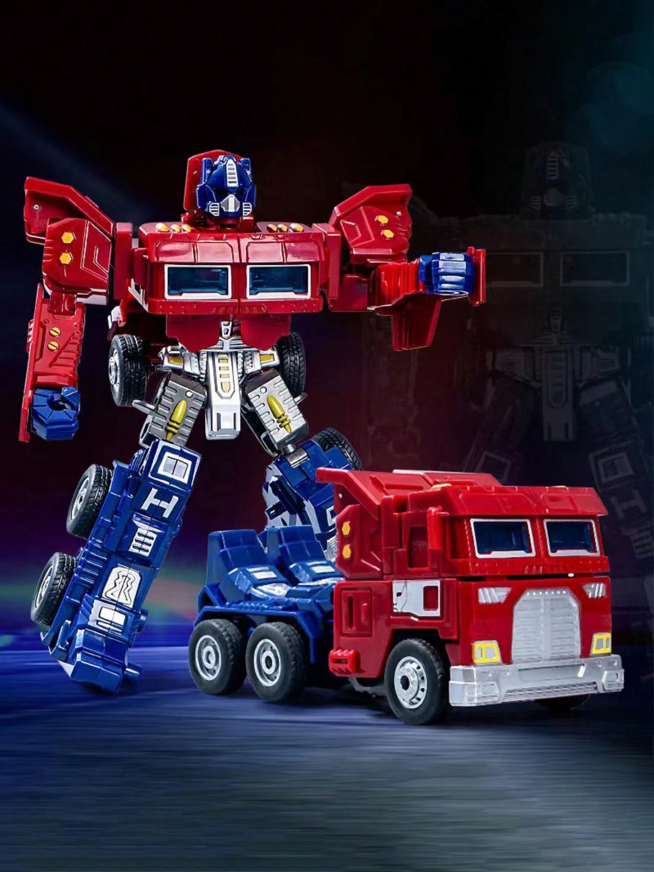 1pc Teenager's Stress Relief Transformable Toy Car & Robot Modeled As