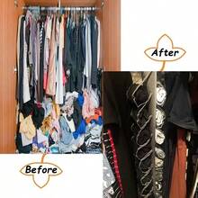 Multifunctional 24 Grid Door Hanging Organizing Bag For Towels, Clothes, Yoga Pants, Accessories, Transparent Clear - Black - View 7