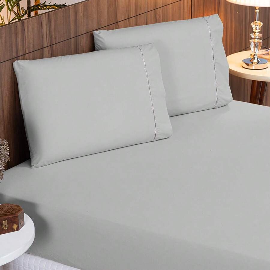 Sheet Sets With Pillowcases - Xám - Xem 1