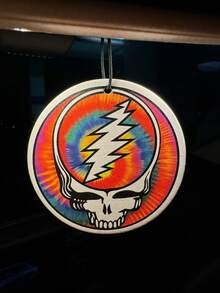 Skulls Gift, Funny Car Air Freshener Fragrance Aromatherapy Vent Clip, Rearview Mirror Pendant, Toilet Fragrant Bag, Home Decoration - Red - View 8