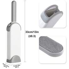 1入組白色毛髮除膠器寵物棉絮清潔刷,雙面除塵刷,適用於人和寵物使用,在家和乾洗時使用 - 白色 - 查看 7