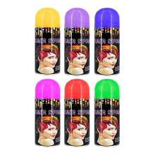 Lecute Spray Hair Colors Temporary Costumes Props Costume Party Paint Neon Look - Blue - View 2