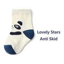 12双装儿童袜子，卡通图案，防滑棉袜，男女童通用，四季皆宜 - 彩色 - 查看 6