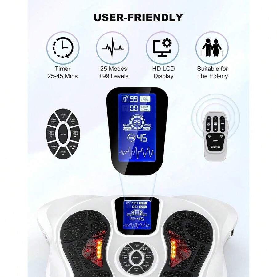 Foot Stimulator FSA HSA Eligible With EMS TENS For Pain Relief And Circulation, Electric Feet