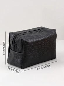 大容量文具袋：適用於辦公室、學校和家庭 - 適合各個年齡層！ - 黑色 - 查看 6