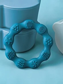 2入組帶環設計的矽膠紓壓咬咬玩具,適用於嬰幼兒 - 彩色 - 查看 5