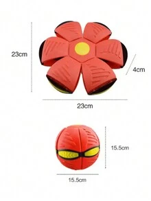 新品有趣的魔術ufo彈跳球壓力減輕玩具,適合青少年互動玩樂 - 紅色 - 查看 2