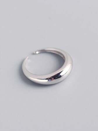 1pc S925 Sterling Silver Simple Style Ring