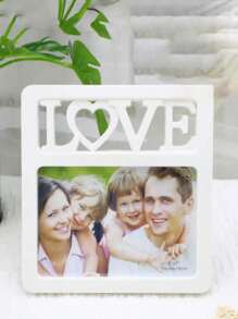 1入簡約北歐風格3d相框創意迷你展示架,適用於客廳,隨機顏色 - 白色 - 查看 4