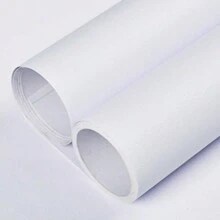 1 Rolka Z Czysty Biały PVC Tapeta , Wodoodporny I Wilgoć Materiał , Doskonały Dla Salon I Sypialnia Ściany Dekoracje