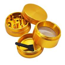 5 Gói Máy Xay Phấn Hoa, Máy Xay Nhựa Kief Phụ Kiện Vệ Sinh (Đen) - màu đen - Xem 6