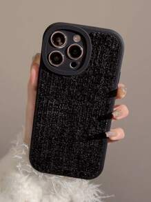 GUKADI Small Black Bow Little Bow IPhone 14/13/15ProMAX/11/12 Grid Mobile Phone Case Compatible With Apple Phones - Multicolor - View 9