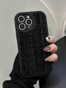 GUKADI Small Black Bow Little Bow IPhone 14/13/15ProMAX/11/12 Grid Mobile Phone Case Compatible With Apple Phones - Multicolor - View 10