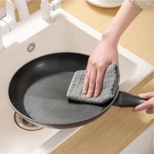 Coffee Machine Cleaning Cloth, Simple & High-End, Soft & Absorbent Reusable Fiber Kitchen Towel With Superb Absorbency And No Lint, Multi-Functional For Various Scenes Such As Car, Home, Kitchen, Towel, Stove, Mirror, Glass - White - View 1