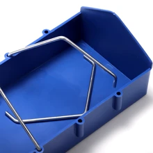 Pigeon Feeder, 4/8 Slots Design Chicken Food Container, Feeding Dish Food Dispenser For Bird, Chicken,Duck, Poultry, Parrots - Blue - View 6