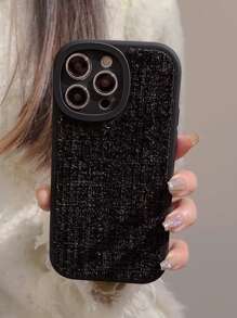 GUKADI Small Black Bow Little Bow IPhone 14/13/15ProMAX/11/12 Grid Mobile Phone Case Compatible With Apple Phones - Multicolor - View 8