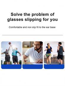 1入組維修套裝眼鏡盒,實用方便的眼鏡維修套件,包含鼻墊,螺絲刀,防滑套和收納盒 - 白色 - 查看 6