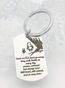 貓咪悼念禮物-悼念寵物的美麗禮物,墓誌銘紀念物以紀念您親愛的貓咪 - 銀色 - 查看 3