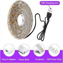 Led植物生長燈條,防水全光譜彈性種植燈,適用於室內植物、多肉植物、水耕、溫室(1m)/(3m)/(5m),具有usb接口dc5v,植物生產燈條 - 紫色 - 查看 4