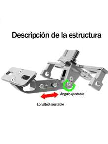 Universal Adjustable Motorcycle License Plate Holder With Led Light - 銀色 - 查看 6