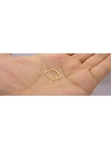 Fine Hoop Earrings - Vàng - Xem 4