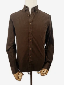 Men Shirts - Brown - View 1
