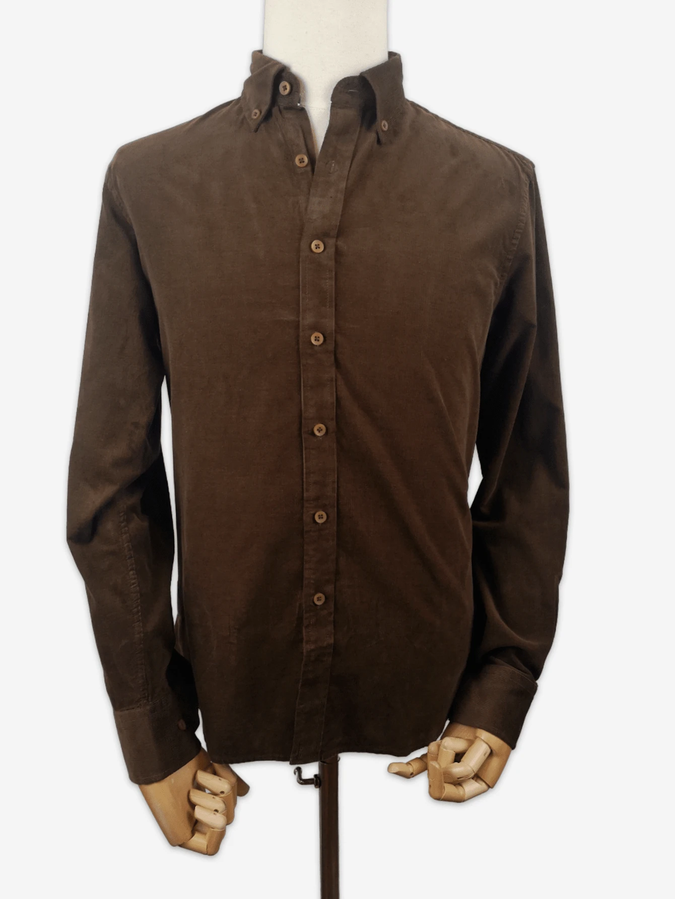 Men Shirts - Brown - View 1