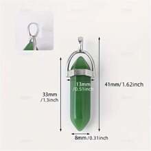 1/5/10/20入組多色水晶玻璃石頸鍊,最佳的摯友、情人節、情侶、度假禮物,隨機 - 彩色 - 查看 6