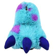 Figure Slippers Claw Sully Monster Plush Sole Adult - Blue - View 1