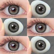 MagisTer Color Contact Lens 14.2mm 6 Months  Power 0.00 Harbor Gray Natural Looking Contacts With Iris-Mimicking Design - Harbor Gray - View 2