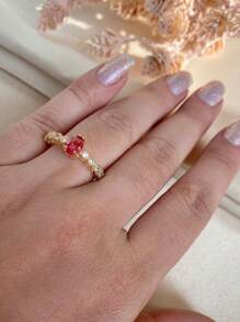 Single Ring - Red - View 2