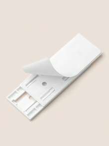 1個插頭條收納架,無痕貼式,無需打孔,組織收納神器,插頭板壁掛固定收納架 - 白色 - 查看 3