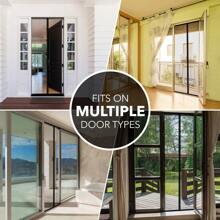 1入組原創易安裝磁力紗門,自動關閉,寵物友好通行門,磁力閉合螢幕磁性屏幕門網適用於滑動門,可防止蟲子進入flux Phenom - 黑色 - 查看 7