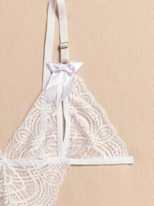 Women Sexy Lingerie Sets - 白色 - 查看 4