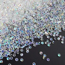 2000 Peças/Pacote Confetes Espalhados de Mesa de Casamento Cristais Acrílicos Brilhantes 4 mm Brilhantes para Casamento, Chá de Panela, Decorações de Contas de Vaso (4 mm, AB Transparente) Melhores Presentes