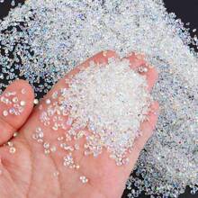 2000 Peças/Pacote Confetes Espalhados de Mesa de Casamento Cristais Acrílicos Brilhantes 4 mm Brilhantes para Casamento, Chá de Panela, Decorações de Contas de Vaso (4 mm, AB Transparente) Melhores Presentes