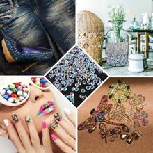 2000 Peças/Pacote Confetes Espalhados de Mesa de Casamento Cristais Acrílicos Brilhantes 4 mm Brilhantes para Casamento, Chá de Panela, Decorações de Contas de Vaso (4 mm, AB Transparente) Melhores Presentes