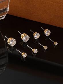 A Fashionable, Simple, Versatile And Luxurious Commuting Love Couple Earrings - Earrings - View 1