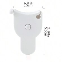 Circumference Ruler, Measurements Ruler, Fitness Ruler, Waist Circumference Ruler, Arm Circumference, Bust Circumference, Leg Circumference Tape Measure, Automatic Contraction Measuring Soft Ruler - White - View 3
