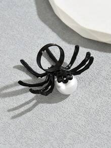 1 件時尚龐克嘻哈簡約蜘蛛戒指 - 彩色 - 查看 5