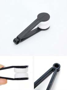 2入組多功能眼鏡清潔刷,配有超細纖維玻璃清潔布,創意便攜式眼鏡清潔器,不會損壞鏡片,在清洗時不留痕跡 - 彩色 - 查看 9