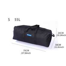 便攜式室內外衣物和雜物收納袋 - 黑色 - 查看 2