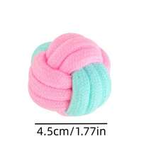 Set Of 4 Pink Dog Chew Toys For Puppies - Pink - View 6