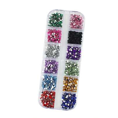 Strass Para Decoração De Unha Nail Arte Pedrinhas coloridas