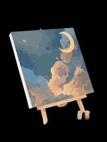 Diy Digital Oil Painting Manufacturer, High Gloss Pigments, Colorful Drawing Board, Flower Theme - 30*30 - View 4