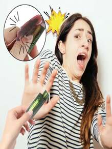 惡作劇新奇逼真蟑螂造型口香糖,diy安裝惡作劇道具適用於家庭娛樂 - 彩色 - 查看 1