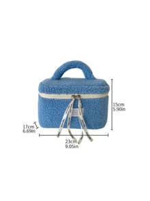 滿足您大容量收納需求的收納袋,暖色調設計,具有保溫內層 - 棕色 - 查看 6